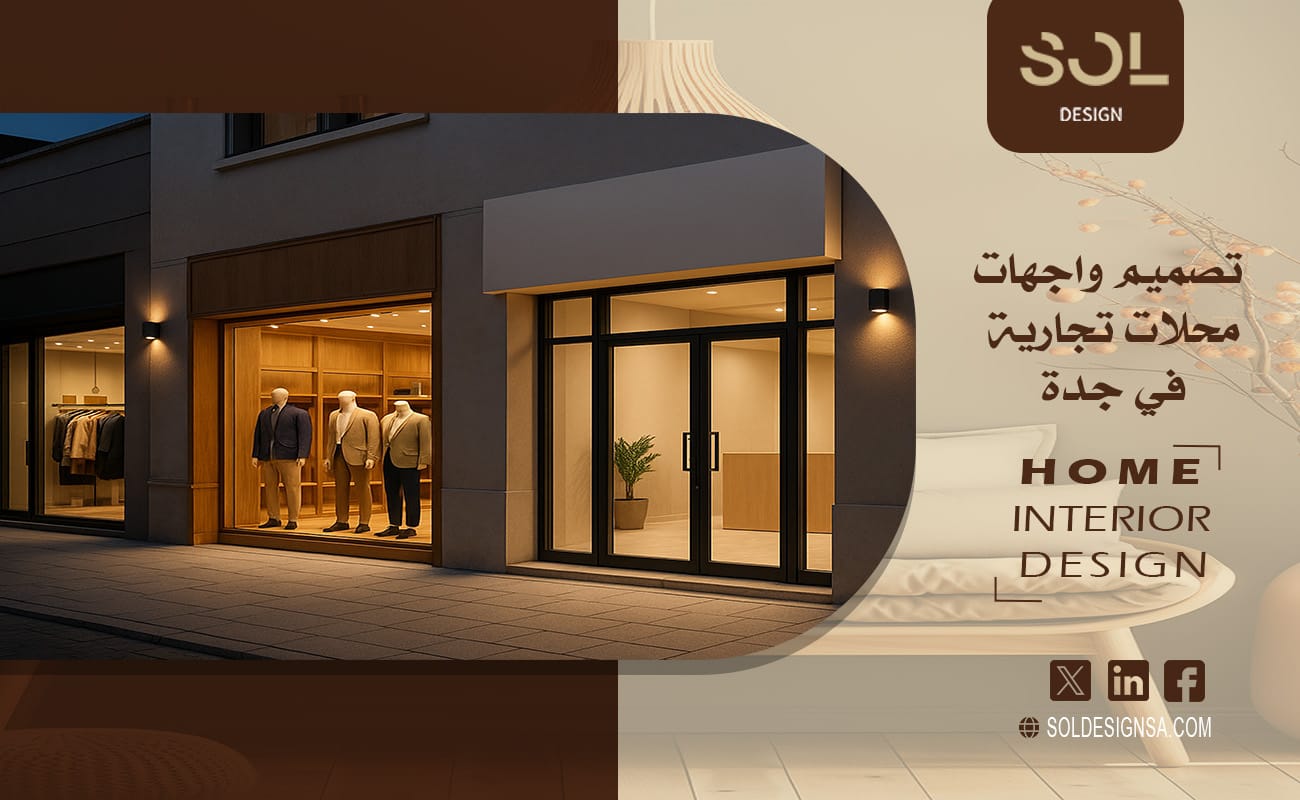 تصميم واجهات محلات تجارية في جدة