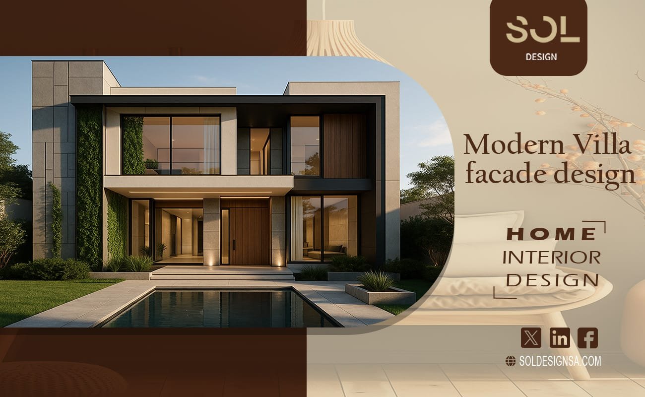 Modern Villa facade design