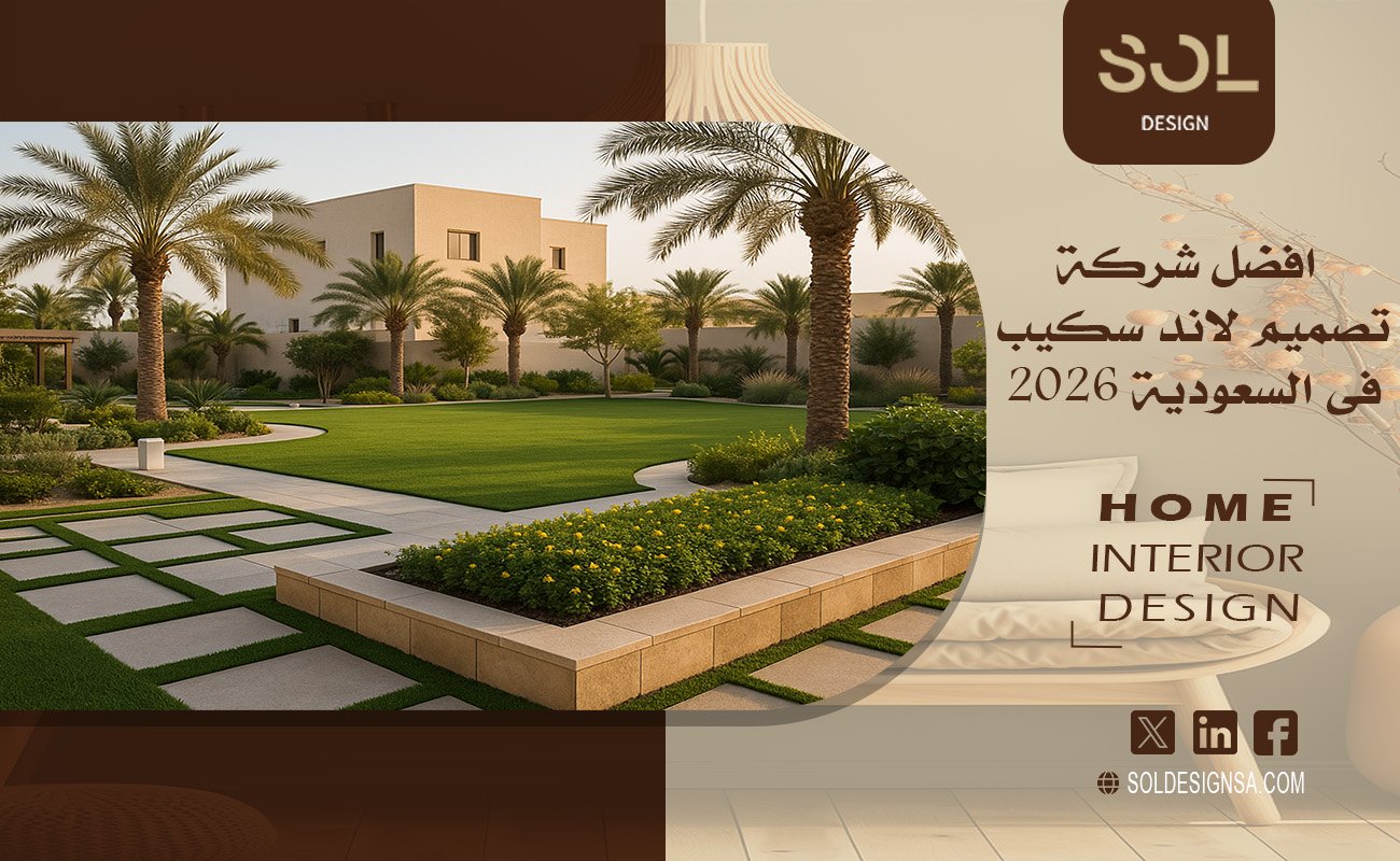افضل شركة تصميم لاند سكيب فى السعودية 2026