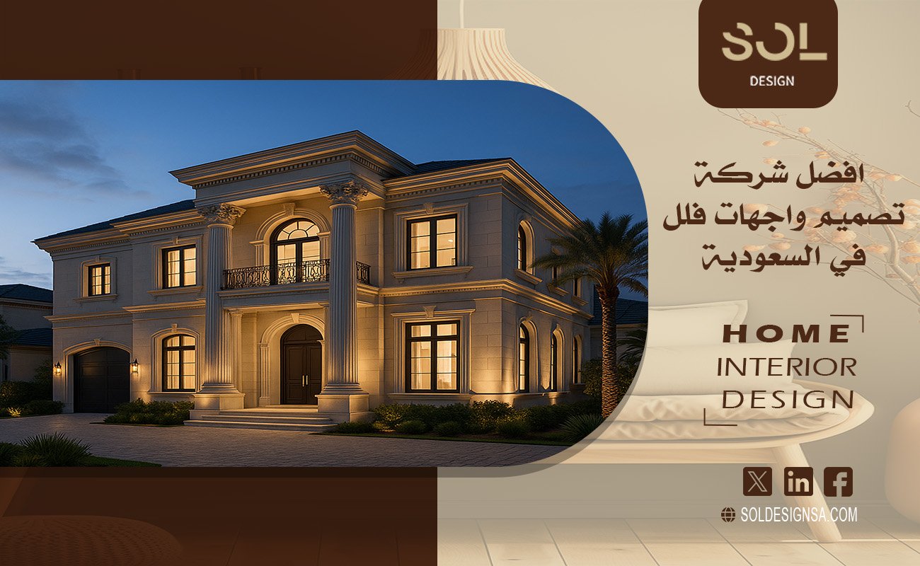 افضل شركة تصميم واجهات فلل في السعودية