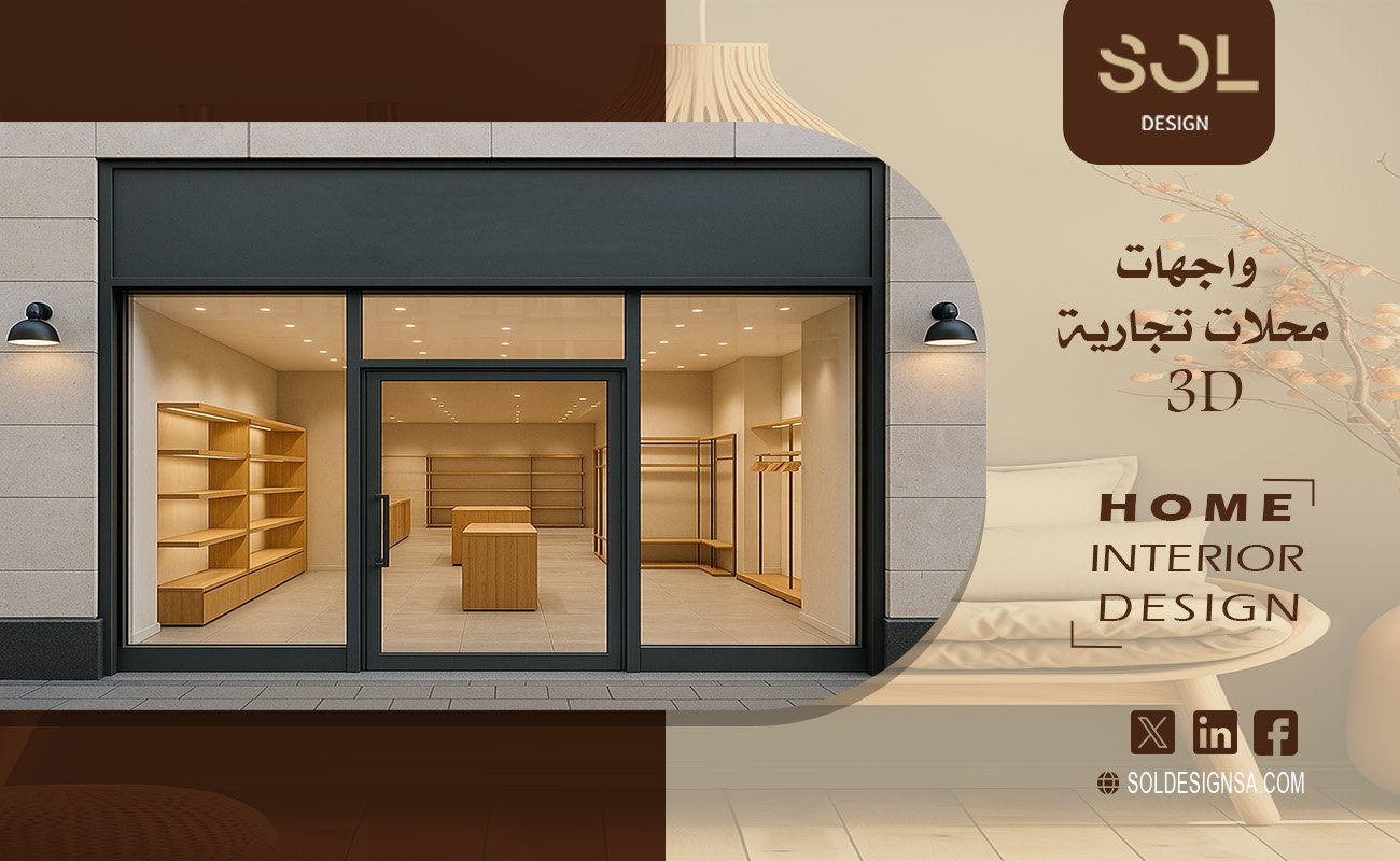 واجهات محلات تجارية 3D