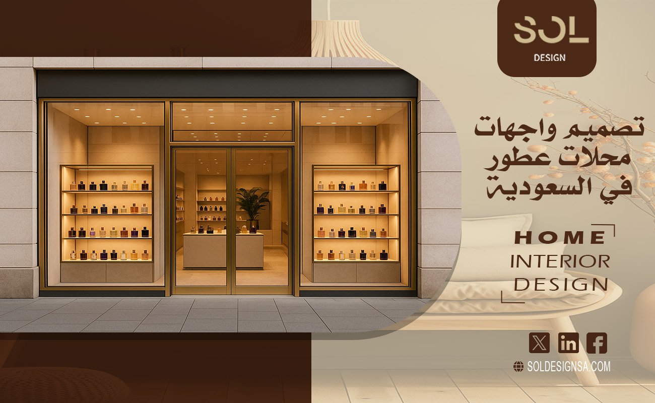 تصميم واجهات محلات عطور في السعودية
