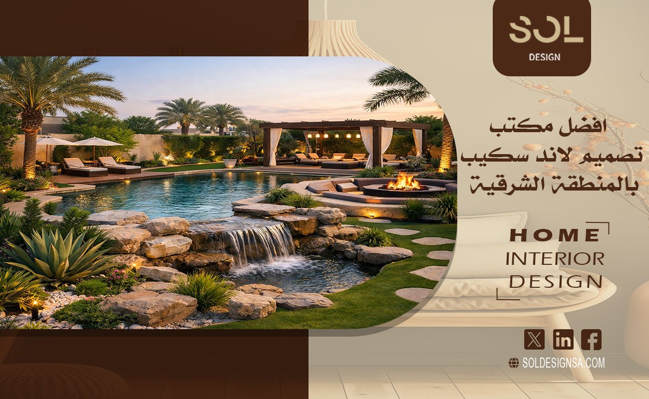 افضل مكتب تصميم لاند سكيب بالمنطقة الشرقية