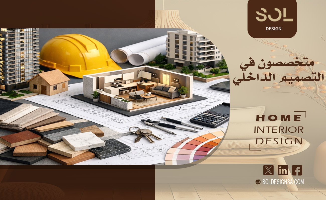 متخصصون في التصميم الداخلي - تعاون مع شركات التصميم الهندسي والعقارات