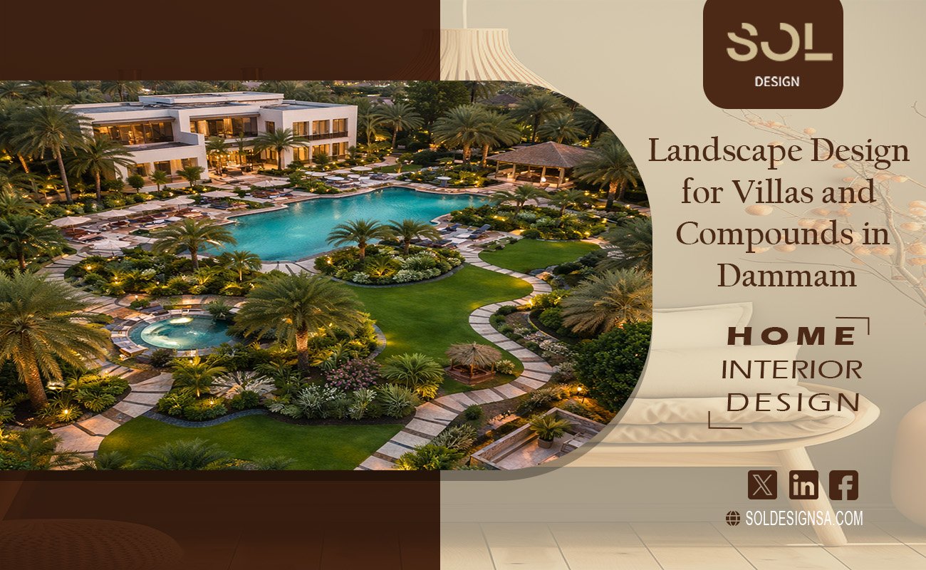 Landscape Design for Villas and Compounds in Dammam
