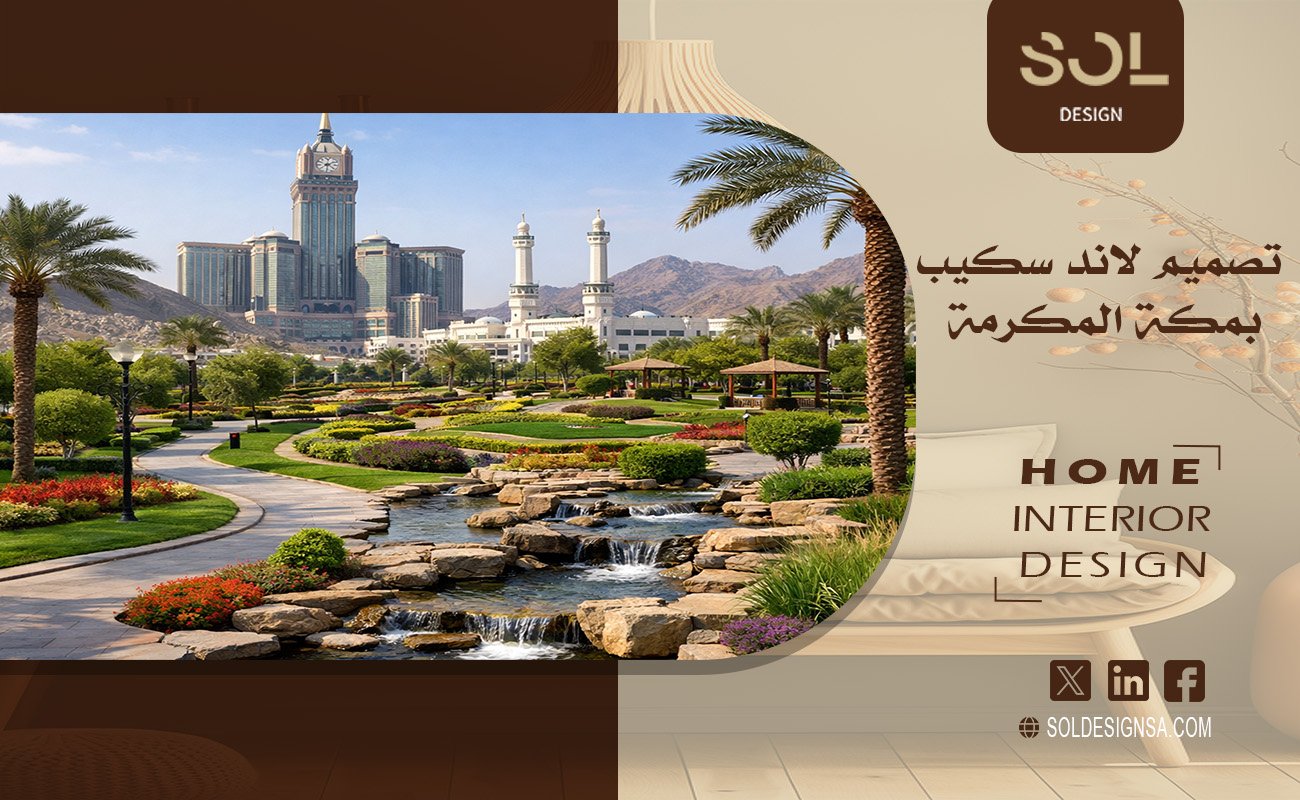 تصميم لاند سكيب بمكة المكرمة
