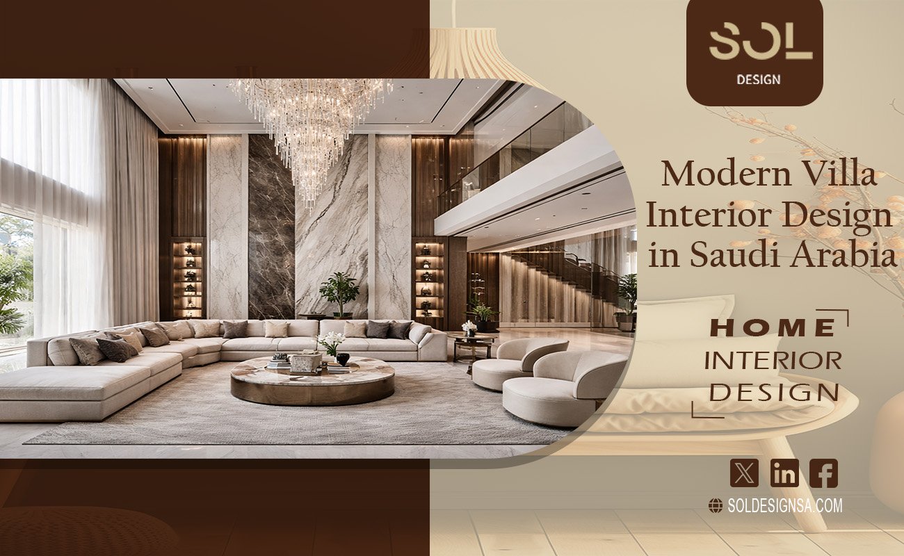 Modern Villa Interior Design in Saudi Arabia