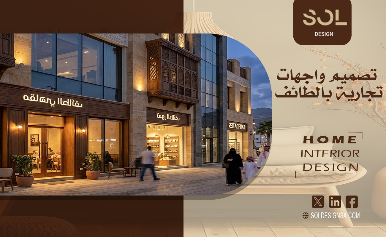 تصميم واجهات تجارية بالطائف