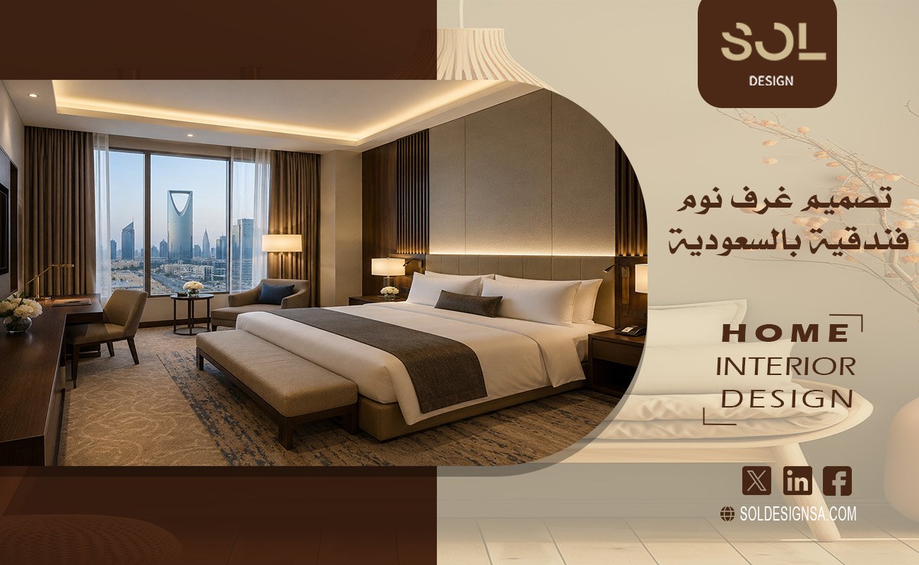 تصميم غرف نوم فندقية بالسعودية